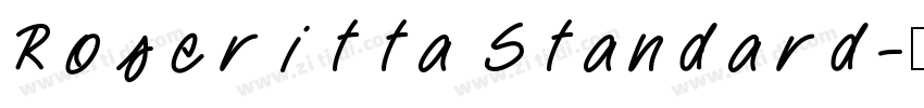 Roseritta Standard字体转换